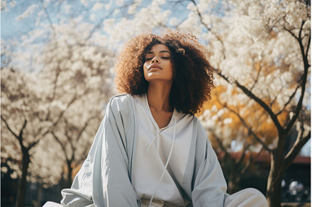 Stylish Young Woman with Afro, a Beauty & Fashion Photo by Lermont51