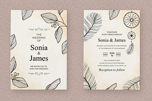 Wedding Invitation Card Design, an Invitation Template by MightyDesign