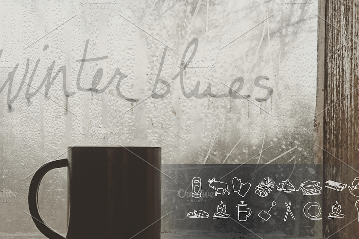 Winter Blues Icon Set, an Icon by Juliane Bone Design (Photo 2 of 3)