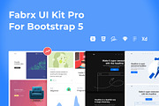 Fabrx Bootstrap 5 Bundle, a Bootstrap Template by Fabrx Design (Thumbnail 2 of 5)