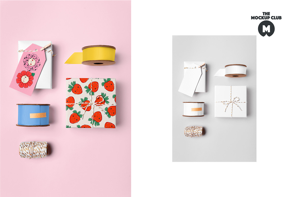 SMALL GIFT BOXES MOCKUPS, a Print Template by MCKP*ME (Photo 7 of 9)