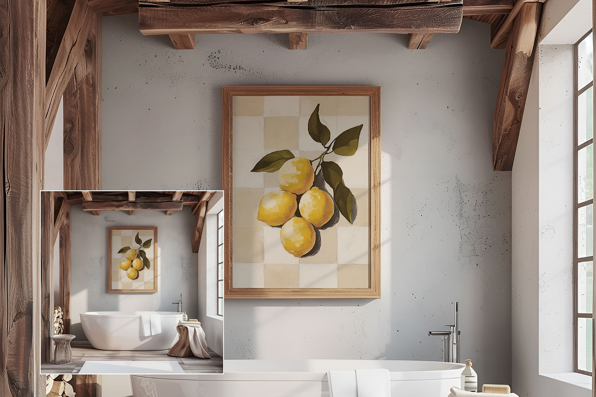 Luxury Bath 5x7 Frame Mockup FR-BA-1, a Household Mockup by Callistemon Creative (Photo 3 of 8)