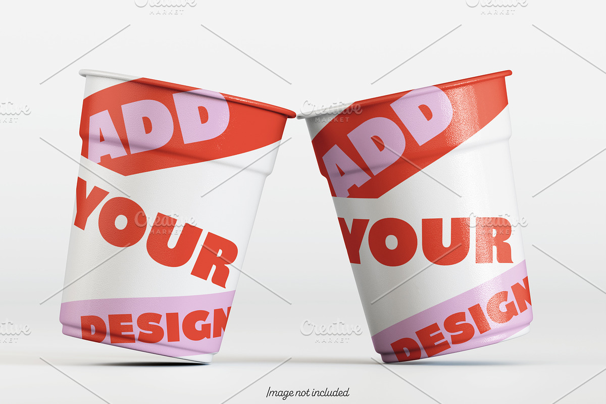 Cup plastic mockup bundles V1, a Packaging Mockup by Ambo Ampeng (Photo 15 of 19)