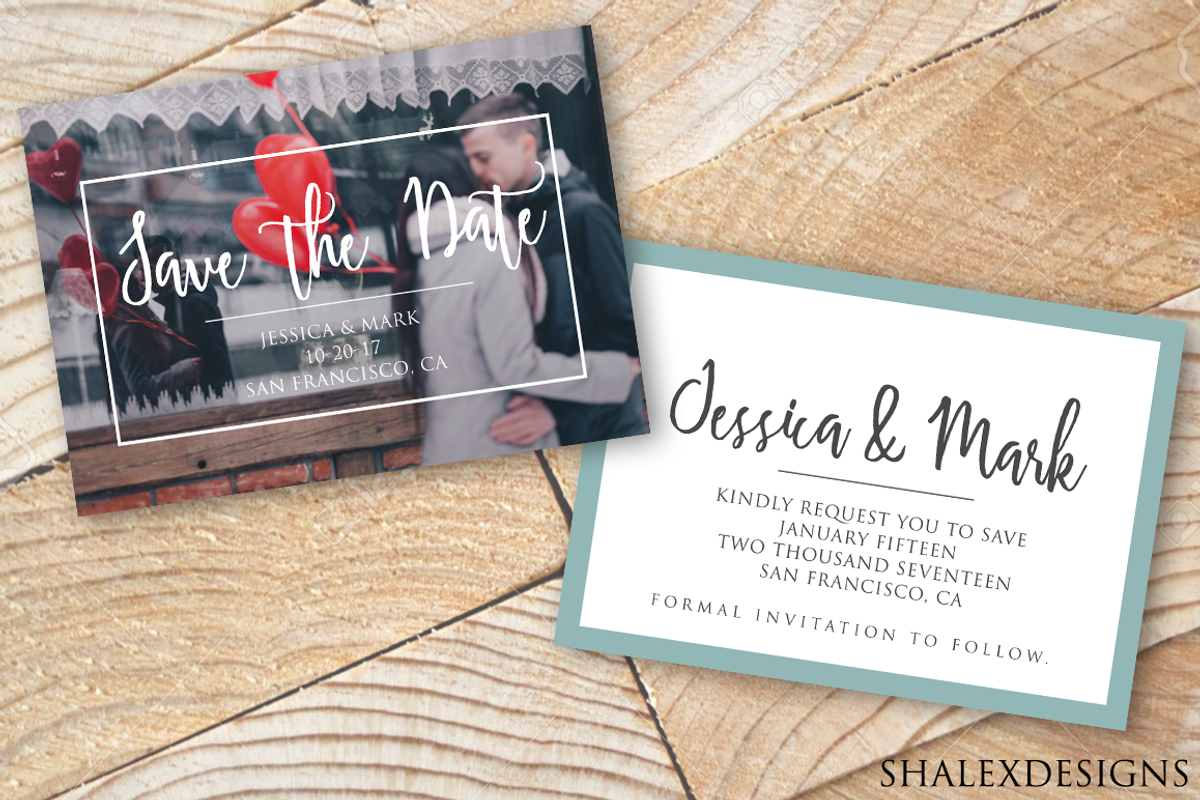 Save The Date Template, a Templates & Theme by ShalexDesigns