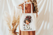 Quirky Girl Clipart Christmas Clipar, an Illustration by Libby Wishes (Thumbnail 5 of 8)