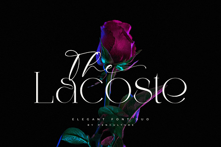 The Lacoste Font Duo
