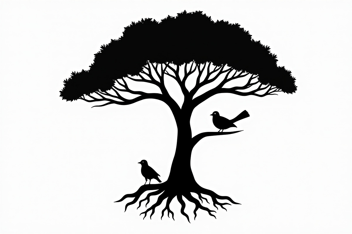 Tree and Birds Clipart Set of, an Illustration by musafir_fashion (Photo 5 of 9)