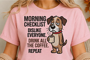 Funny Coffee Dog Morning PNG, an Object Illustration by DreamCafeArt (Thumbnail 5 of 6)