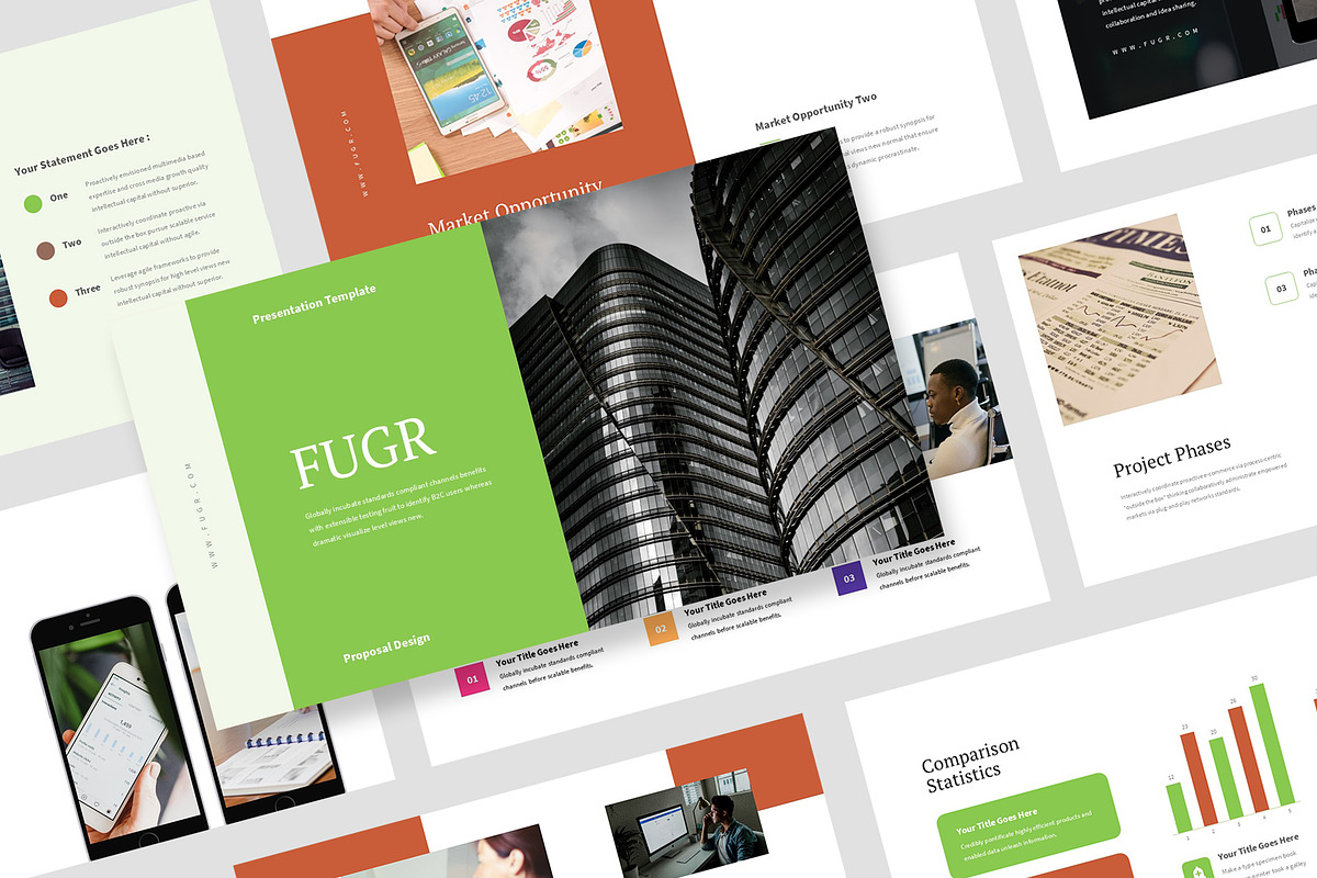Fugr : Business Proposal Powerpoint, a Presentation Template by Punkl Camp (Photo 1 of 16)