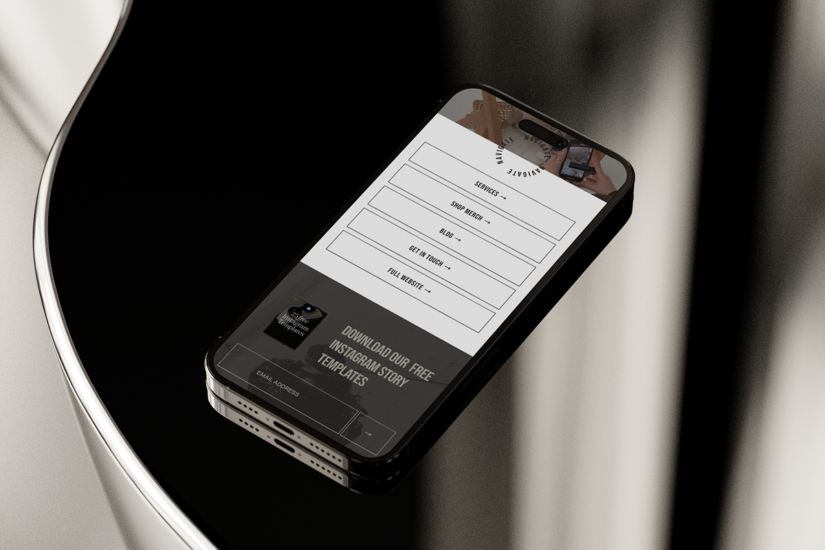 Social: Squarespace 7.1 Template, a Squarespace Template by The Styled Square (Photo 4 of 6)