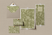 Green Tropical Patterns, a Pattern Graphic by Jeanna Draw (Thumbnail 2 of 13)