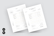 Printable Modern Invoice Template, a Stationery Template by Axpand (Thumbnail 4 of 6)