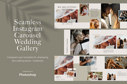 Seamless Instagram Carousel Wedding