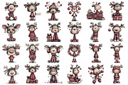 Cute Cartoon Christmas Reindeer, an Illustration by Daily.Designs (Thumbnail 4 of 5)