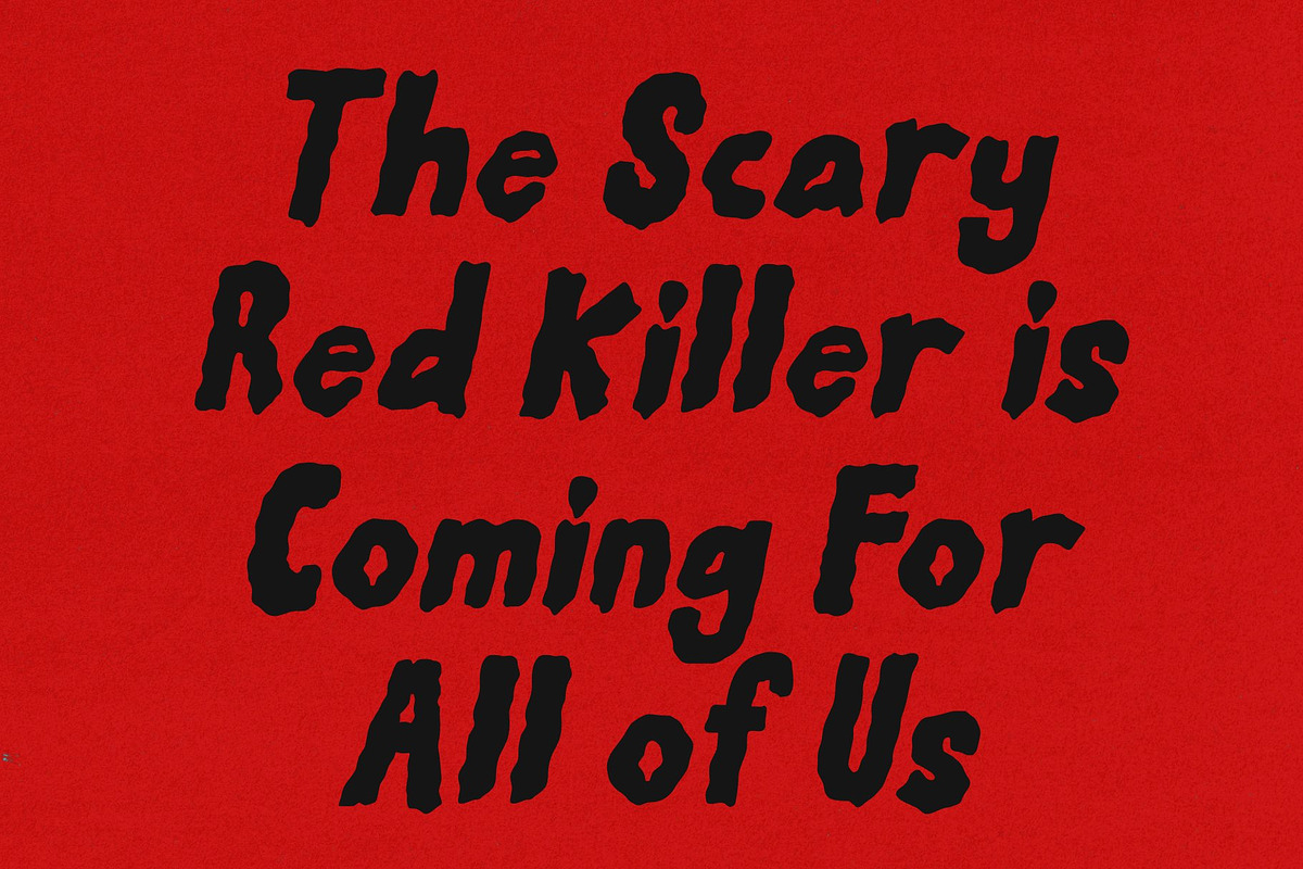 CS Bunsen – Vintage Horror Font, a Sans Serif Font by Craft Supply Co. (Photo 4 of 8)