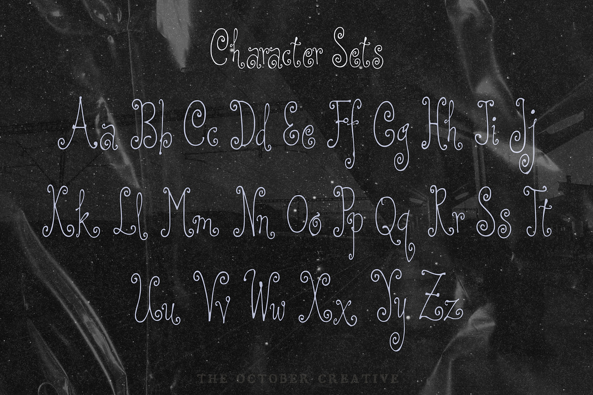 Spin Cycle Spiral Display Font, a Handwritten Font by The October Creative (Photo 3 of 8)