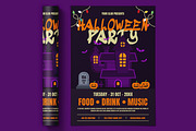 New Halloween Party Flyer, a Flyer Template by ContestDesign (Thumbnail 3 of 3)