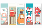 Height chart for kids nursery art, an Education Illustration by Nursery Art (Thumbnail 2 of 12)