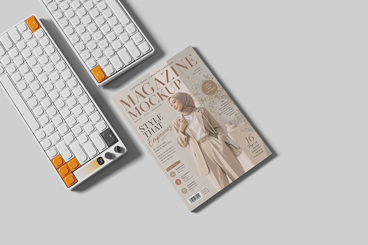 Magazine Mockup for Editorial Design, a Books & Magazine Mockup by My Code Std (Photo 5 of 5)