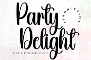 Party Delight, a Handwritten Font by FreshTypeINK (Thumbnail 1 of 8)