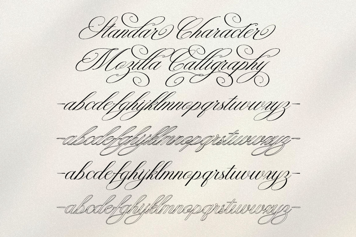 Mozilla Script, a Script Font by Has_rizal (Photo 9 of 16)