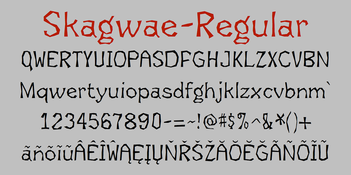 Skagwae, a Sans Serif Font by Ingrimayne Type (Photo 6 of 7)