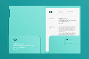 20 folder mock-ups & templates, a Product Mockup by Srg® (Thumbnail 7 of 21)