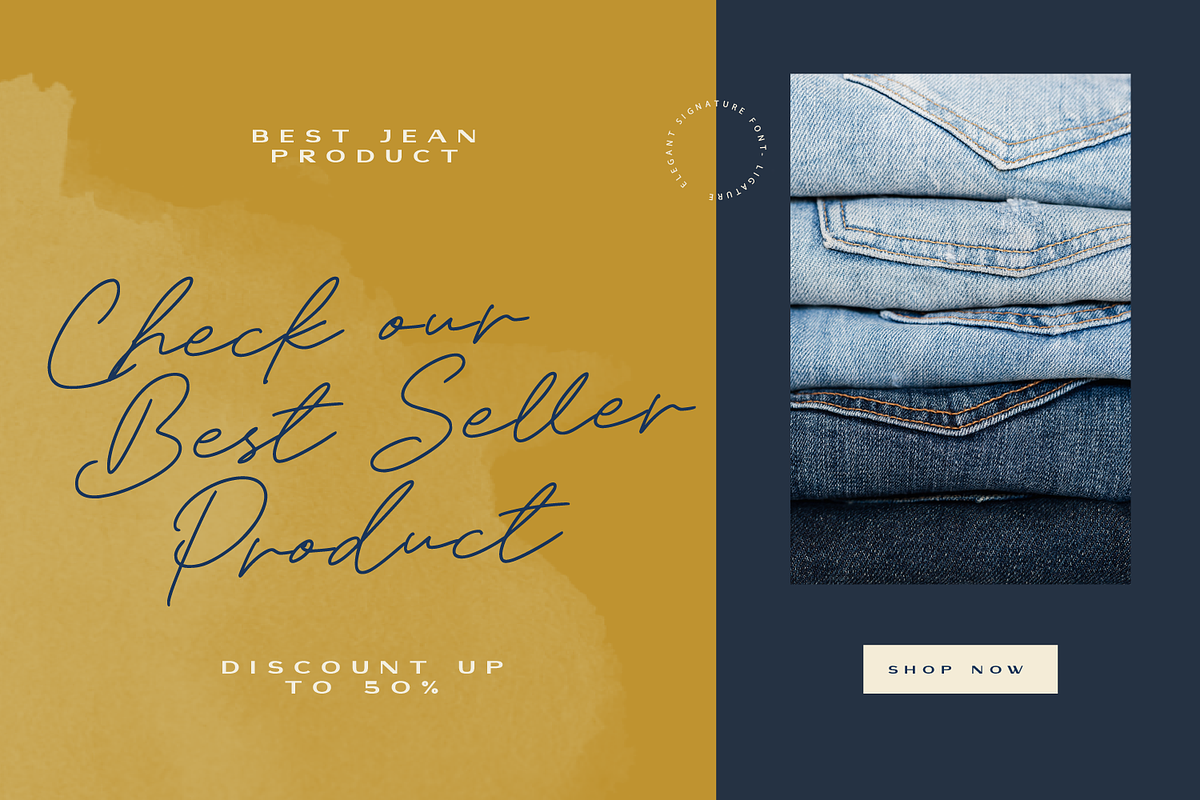 Amibata - Elegant Signature Font, a Script Font by Graphicfresh (Photo 4 of 6)