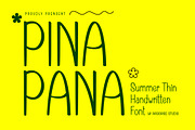 PinaPana a Fancy Handwritten Font, a Handwritten Font by Rasiorise Studio (Thumbnail 1 of 10)