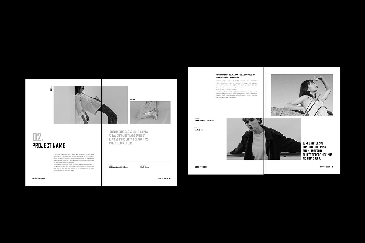 Minimalist Photo Book Template, a Brochure Template by NorthPeak (Photo 6 of 16)
