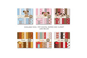 Dog Digital Papers, a Pattern Graphic by JennyL Designs (Thumbnail 4 of 4)