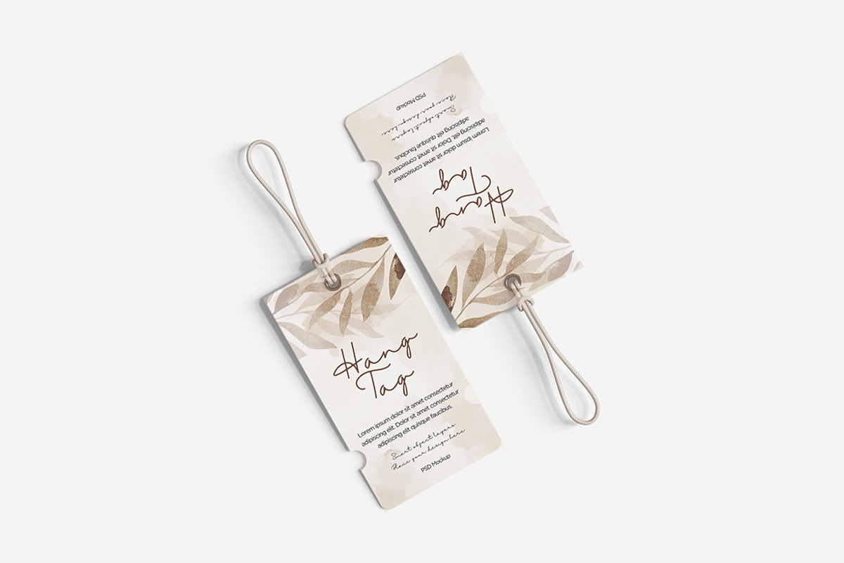 Hang Tag Mockup, a Product Mockup by MrLetters (Photo 2 of 5)