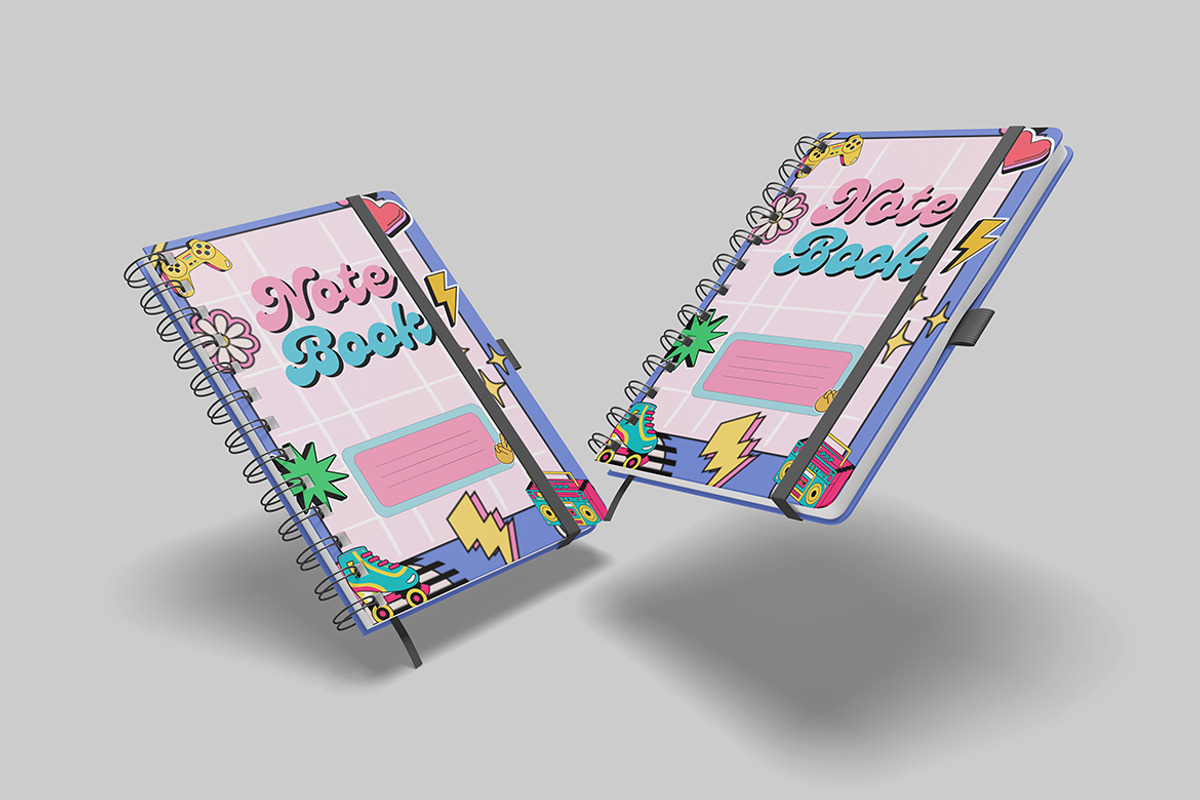 Notebook Mockup, a Mockup by DxSLEX (Photo 5 of 5)
