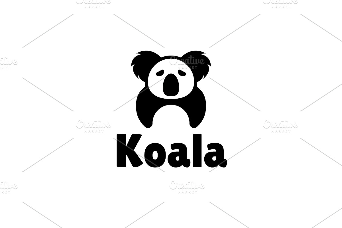 Koala logo vector icon illustration, a Branding & Logo Template by Dyn Studio