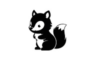 Cute Forest Animal Silhouette Bundle, an Illustration by Creativeshirt (Thumbnail 34 of 54)