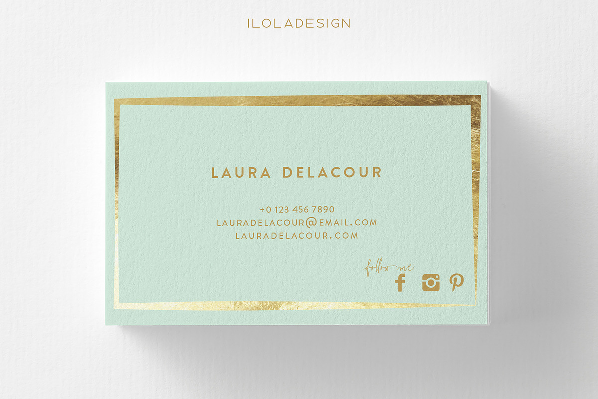 Elegant Photography Business Card, a Business Card Template by iloladesign (Photo 2 of 2)