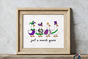 Mardi Gras Goose Sublimation PNG, an Illustration by Creative Art (Thumbnail 2 of 6)
