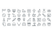 100+ Celebration and Party Icons, an Outline Icon by Vectors Market (Thumbnail 3 of 3)