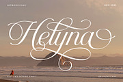 Helyna Elegant Script Font, a Script Font by RantautypeStudio (Thumbnail 1 of 19)