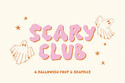 Scary Club - Halloween Font, a Handwriting Font by simpleblues