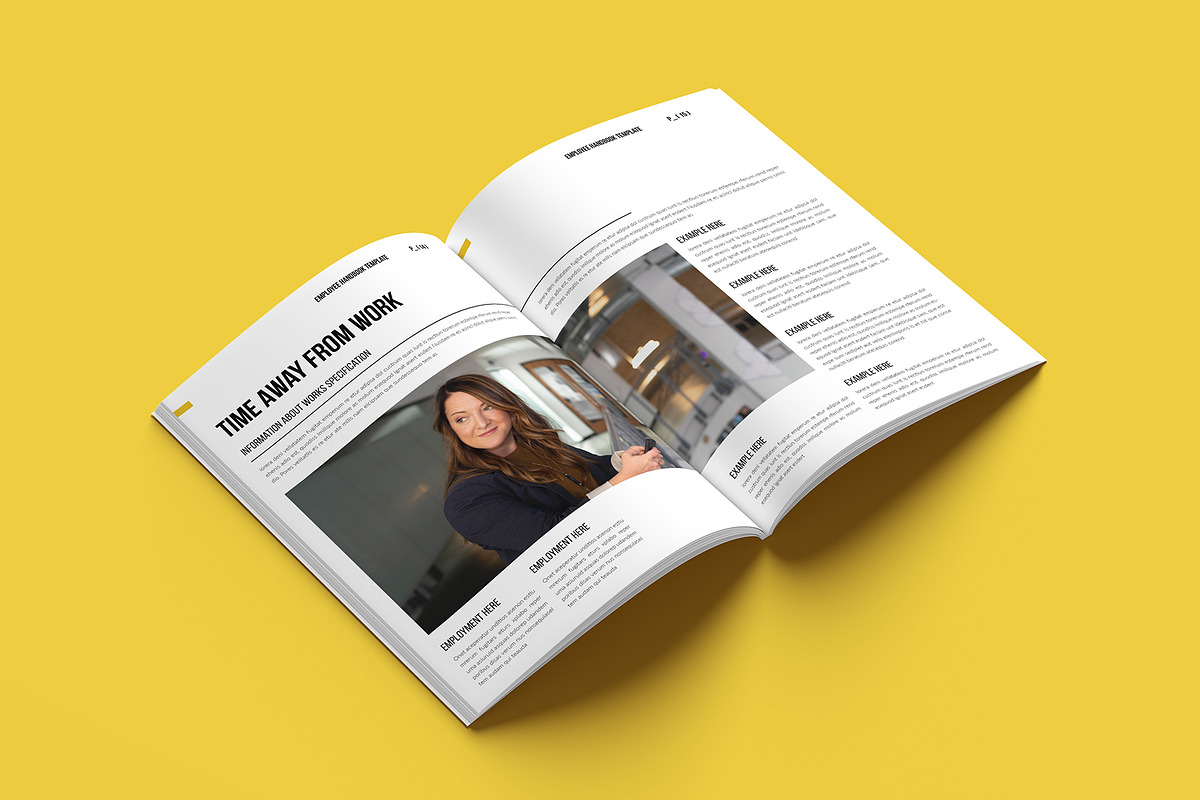 Employee Hand-Book || Canva Template, a Brochure Template by GoldenGrid Studio (Photo 9 of 11)