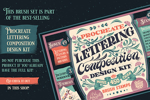 Procreate Lettering Inlay Pack