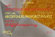 Crusty Crunchy A Wonky Wobbly Font, a Handwritten Font by Tyedge Studio (Thumbnail 2 of 8)