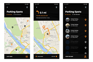 Parking Mobile App Template