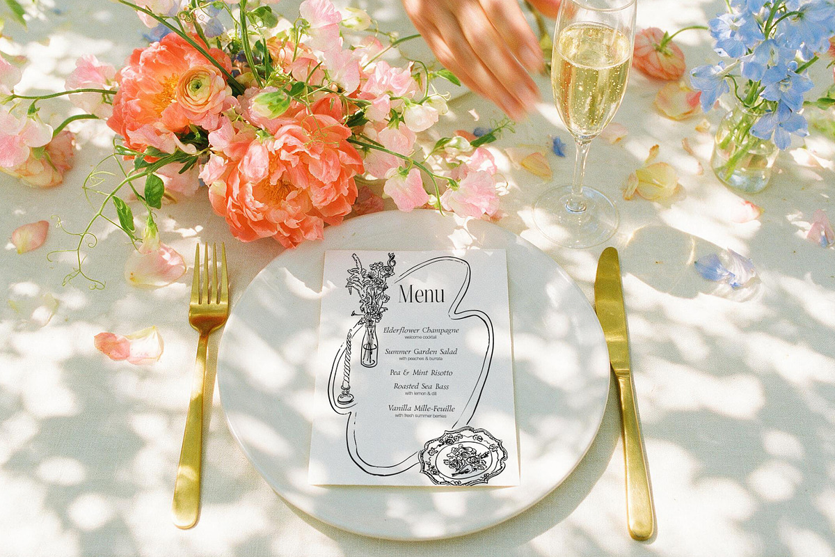 New Perennial Garden Wedding, a Decorative Illustration by divanovskaya_nv (Photo 6 of 27)