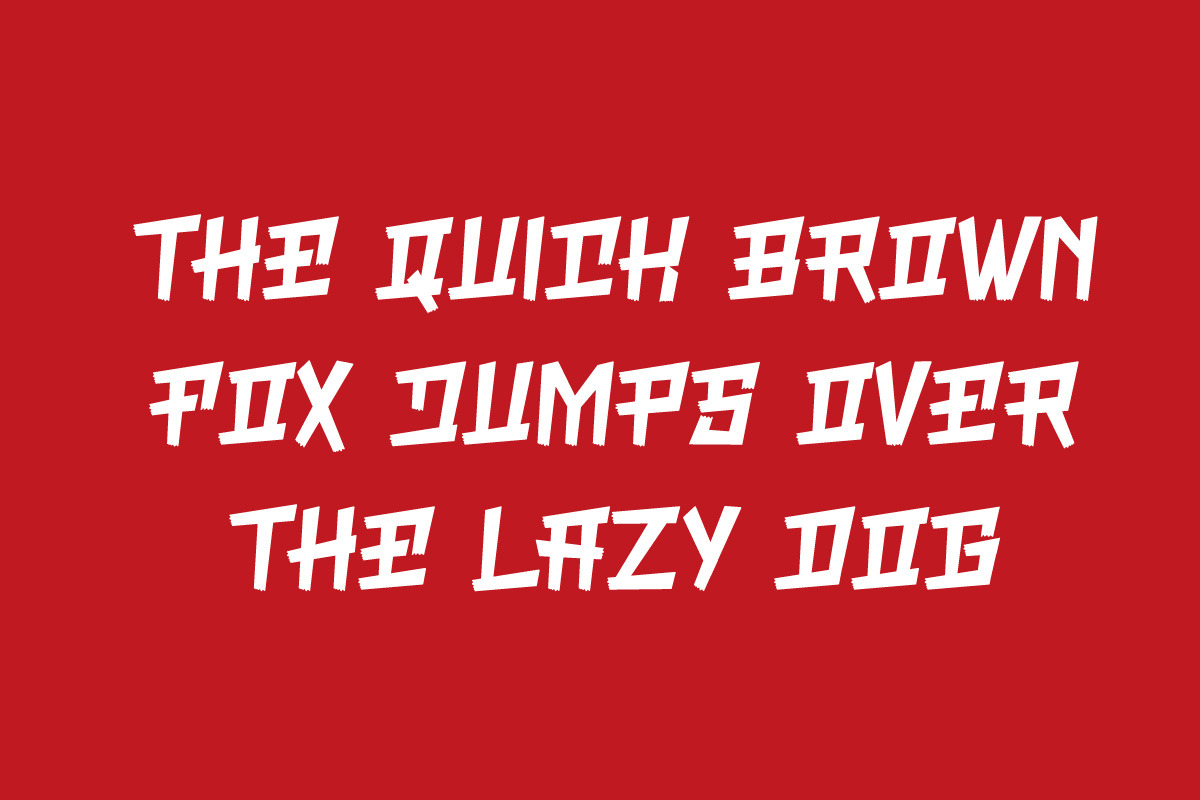 Merave Brush Display Font, a Font by IHDSTD (Photo 4 of 8)