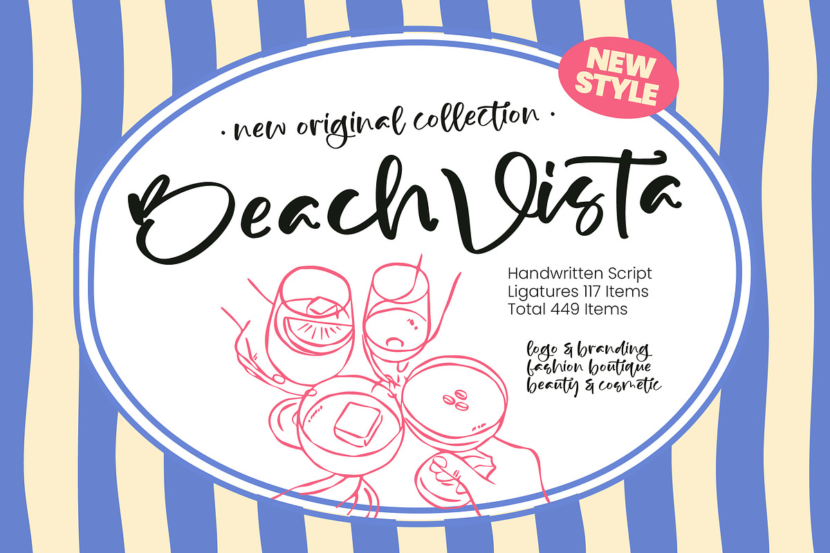 Beach Vista Handwritten Script, a Script Font by stylishtype.co (Photo 1 of 10)