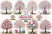Easter Day Magical Tree Clipart, an Illustration by RobertsArt (Thumbnail 1 of 7)