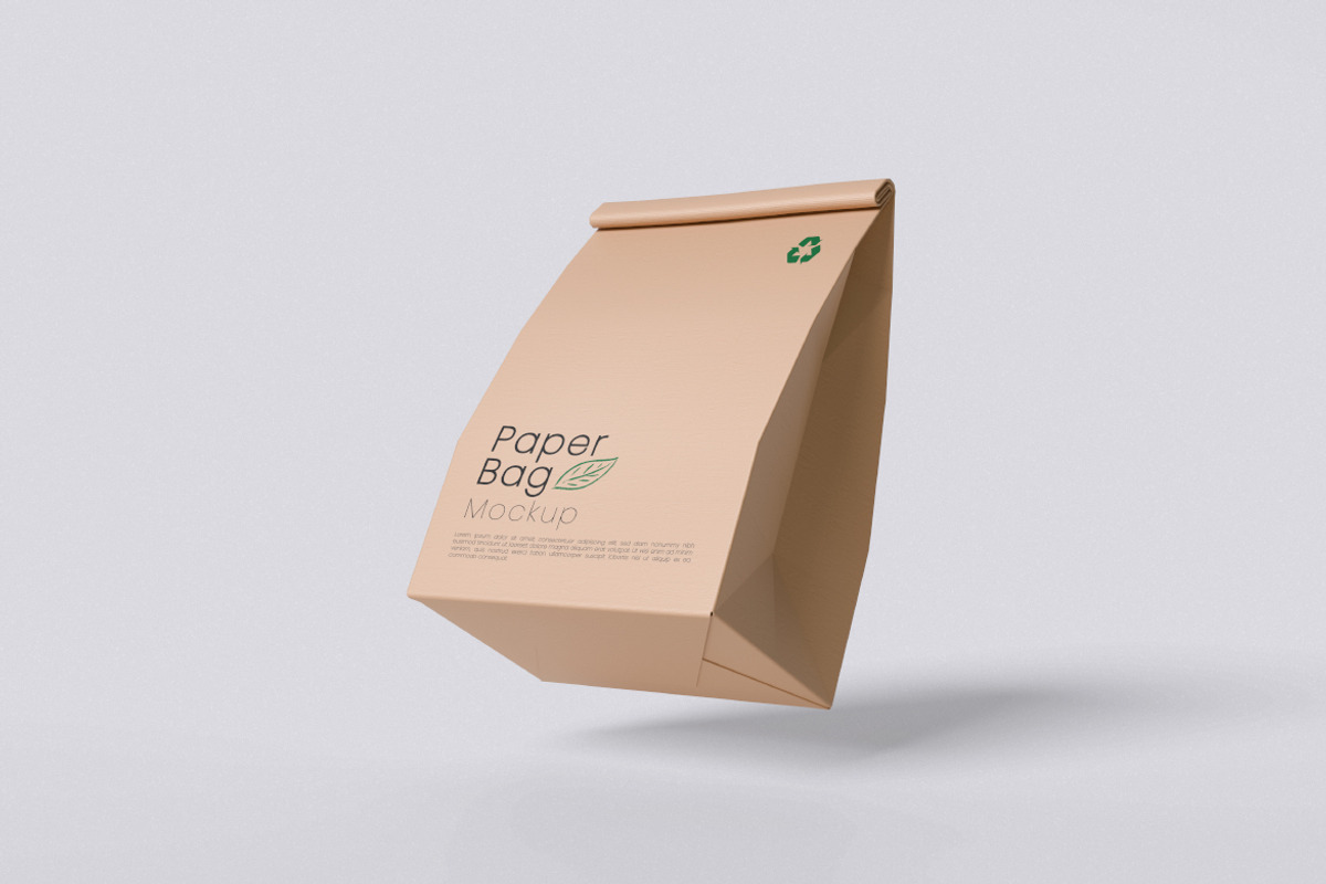Paper Bag Mockup Bundle Set, a Packaging Mockup by Rielismee (Photo 4 of 5)