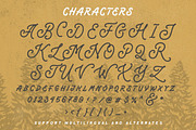 Mountain Warrior - Monoline Script, a Script Font by Letterhend Studio (Thumbnail 8 of 9)